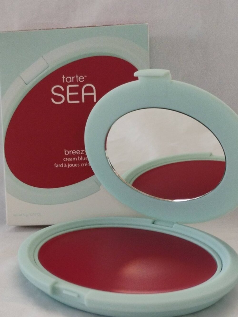 tarte SEA Breezy Cream Blush Shade 'Berry Bliss'- Full Size-Waterproof-  NWT